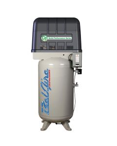 IMC (Belaire) 7.5 HP 80 Gallon 175 PSI 230 Volt Air Compressor 7.5 HP 80 Gallon Vertical Quiet Power 175 PSI 230 1 60 22.3 CFM T39 Pump 69 dBA