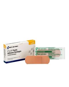 First Aid Only 1"x3" Plastic Bandages 16/box