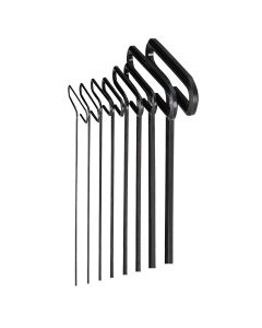 EKL33198 image(0) - Eklind Tool Company HEX KEY SET 8 PC T-HANDLE 9IN SAE 3/32-1/4IN.