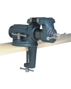 WIL63247 image(0) - Wilton CBV-100 - Super-Junior 4&rdquo; Vise with Clamp On Swivel Base