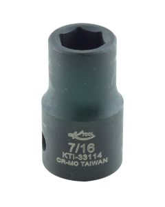 KTI33114 image(1) - K Tool International SOC IMP SAE 1/2 DR 7/16"