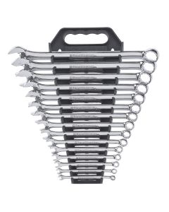 KDT81901 image(0) - GearWrench 15 Piece 12 Point Long Pattern Combination SAE Wrench Set