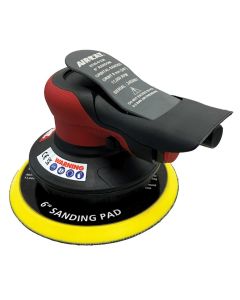AirCat 6 Inch Composite 3/8 Inch Orbital Nonl Vacuum Palm Sander