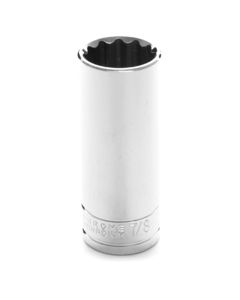 WLMW32628 image(0) - Wilmar Corp. / Performance Tool 1/2" Drive 7/8" 12pt Deep Socket