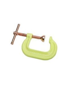 Wilton 408CS - Spark-Duty Drop Forged Hi-Vis C-Clamp, 0 -8-1/4&rdquo; Opening, 4-15/16&rdquo; Throat Depth