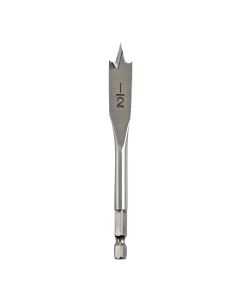 MLW48-27-0005 image(1) - Milwaukee Tool 1/2" x 4.5" Flat Boring Bit