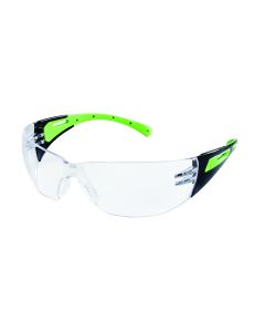 SRWS71100 image(0) - Sellstrom Safety Glasses - XM300 Series - Clear Lens - Black/Green Frame - Hard Coated