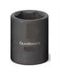 KDT84117 image(0) - GearWrench 1/4 Inch Drive 6 Point Standard Impact Metric Socket 8mm