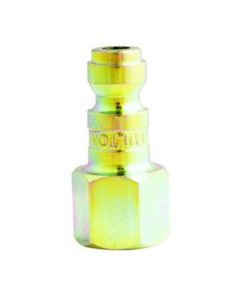 Milton Industries 1/4" Fem. Plug T-Style, 2/cd