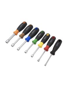 KTI14400 image(1) - K Tool International Nut Driver Set SAE 7 PC
