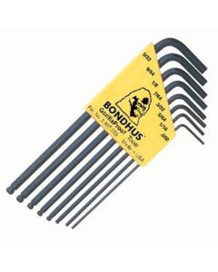 BND10932 image(0) - Bondhus Corp. 8PC BALL HEX L-WR SET