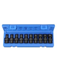 GRE1210UM image(1) - Grey Pneumatic 3/8" Drive 10 Piece Universal Metric Set