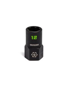 GETXBM12 image(0) - Grip Edge Tools 12mm 3/8" Dr RPT Socket Extractor with FORS (Standard Length)