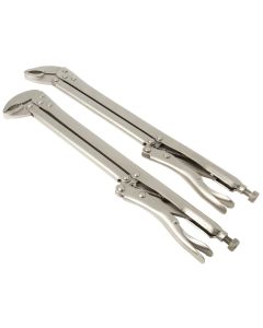 JSP99591 image(1) - J S Products (steelman) 2pc XL Locking Pliers Set