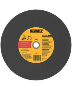 DWTDW8003 image(1) - DeWalt 14"x1" Stud Chop Saw Whl (Lt)