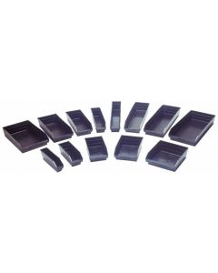 Msc Industrial Supply 6-5/8" Wide x 11-5/8" Deep x 4" High Hopper Shelf Bin