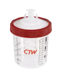 CTWCS-650 image(0) - CTW International CS-650 650ml/22oz Premium Disposable Spray Cup Paint System 190 Micron FIlter (50)