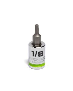 GETGEBSSH18RPT image(0) - Grip Edge Tools 1/8" 3/8" Dr Short RPT Hex Bit Socket