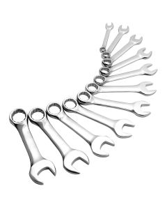 SUN9930 image(0) - SUNEX 11PC SAE STUBBY FULL POLISH COMBINATION WRENCH SET