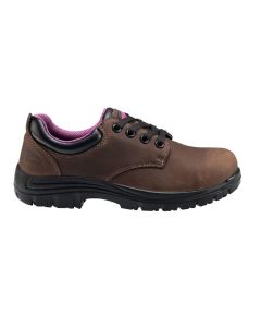 FSIA7165-8W image(0) - Avenger Foreman Series - Women's Low Top Shoes - Composite Toe - IC|EH|SR - Brown/Black - Size: 8W
