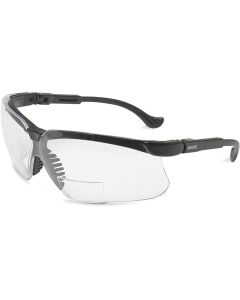 UVXS3762 image(0) - Uvex Genesis +2.0 Diopter Reader Safety Glasses with Clear Anti-Scratch/Hard Coat Lens - S3762