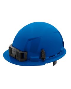 MLW48-73-1124 image(1) - Milwaukee Tool BOLT Blue Front Brim Hard Hat w/6pt Ratcheting Suspension (USA) - Type 1, Class E