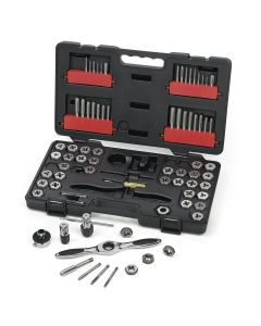 KDT3887 image(0) - GearWrench 77 Piece SAE/Metric Ratcheting Tap and Die Set