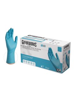 AMXGPNHD66100 image(0) - Ammex L GlovePlus HD PF, Textured, Extra Long Nitrile