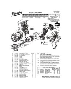 MLW42-06-0322 image(0) - Milwaukee Tool 1/2 Inch Friction Ring Anvil Assembly