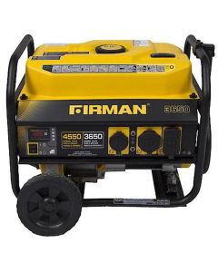 FRGP03602 image(0) - Firman FIRMAN 4550/3650 Watt Recoil Start Gas Portable Generator cETL Certified With Wheel Kit