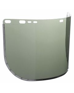 SRW29082 image(0) - Jackson Safety Replacement Windows for F30 Acetate Face Shields - Light Green - 9" x 15.5" X.040" - D Shaped - Bound