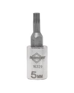 MAY16329 image(1) - Mayhew Mayhew 5 MM Triple Square Short Insert Socket Bit, 1/4-Inch Drive