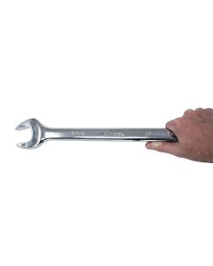 KTI41340 image(1) - K Tool International Wrench 1-1/4 Inch Combination Hi Polish 12 Point 15 Degree