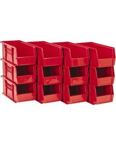 Msc Industrial Supply 5-1/2" Wide x 10-7/8" Deep x 5" High Hopper Stacking Bin
