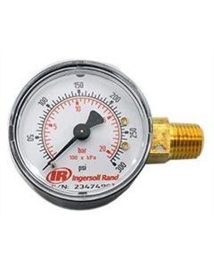 IRT23474901 image(0) - Ingersoll Rand Gauge, Pressure 0-300 PSI