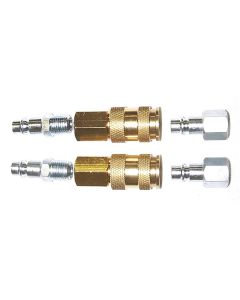 Milton Industries 6 pc. "V" Style Hi-Flow Coupler Kit