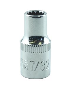 K Tool International SPLINE SOC 1/4" DR 7/32"