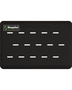 LDS1010667 image(0) - ShopSol Anti-Fatigue Mat Supreme Dual 3' x 2' Black 32SSB