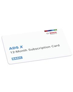 BSD3945-SUB-BAS image(1) - Bosch ADS 525X/625X 12 Month Subscription - Basic Plan