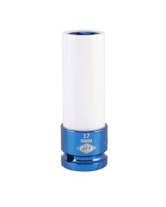 INT58001 image(0) - American Forge & Foundry Mag Wheel Protective Deep Impact Socket - 1/2" Drive - 17mm