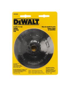 DWTDW4945 image(0) - DeWalt 4-1/2-in. Rubber Backing Pad with Locking Nut