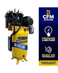 EMXESP07V080V1 image(0) - Compressor 7.5 HP 2 Stg 1 Ph Vert 80 Gal