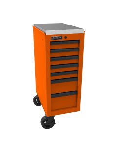 Homak Manufacturing RS PRO 14-1/2 in. 7-Drawer Side Cabinet, Orange