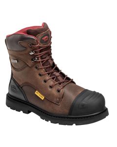 FSIA7556-11.5W image(0) - Avenger Hammer Series - Men's Met Guard 8" Work Boot - Carbon Toe - CN | EH | PR | SR - Brown - Size: 11.5W