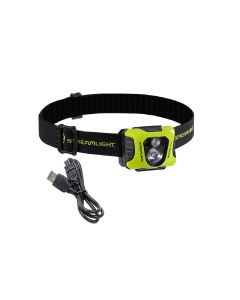 STL61435 image(0) - Streamlight Enduro Pro USB - Includes USB Cord, Elastic Head Strap - Box - Yellow