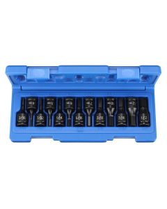 GRE1298HC image(0) - Grey Pneumatic 13 PC 3/8" DR FRACTIONAL & METRIC HEX DRIVER SET