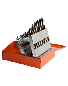 KNK15KK10 image(1) - KnKut KnKut 15 Piece Jobber Length Step Point Drill Bit Set 1/16"-1/2" by 32nds