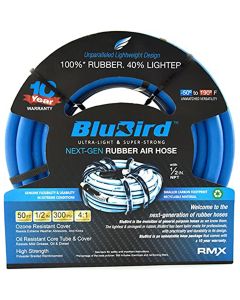 BLBBB1250 image(0) - BluBird Rubber Air Hose Assembly 1/2" x 50'