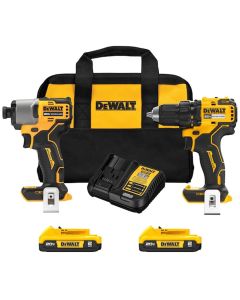 DWTDCK226D2 image(0) - DeWalt ATOMIC 20V MAX Brushless Compact Drill/Driver and Impact Driver Combo Kit