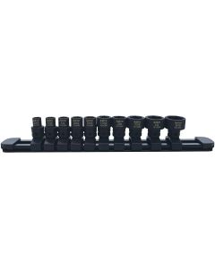 AST7811009 image(0) - Astro Pneumatic 1/2 Inch 1/4 Inch Drive Low Profile Nano Impact Socket ‐ SAE